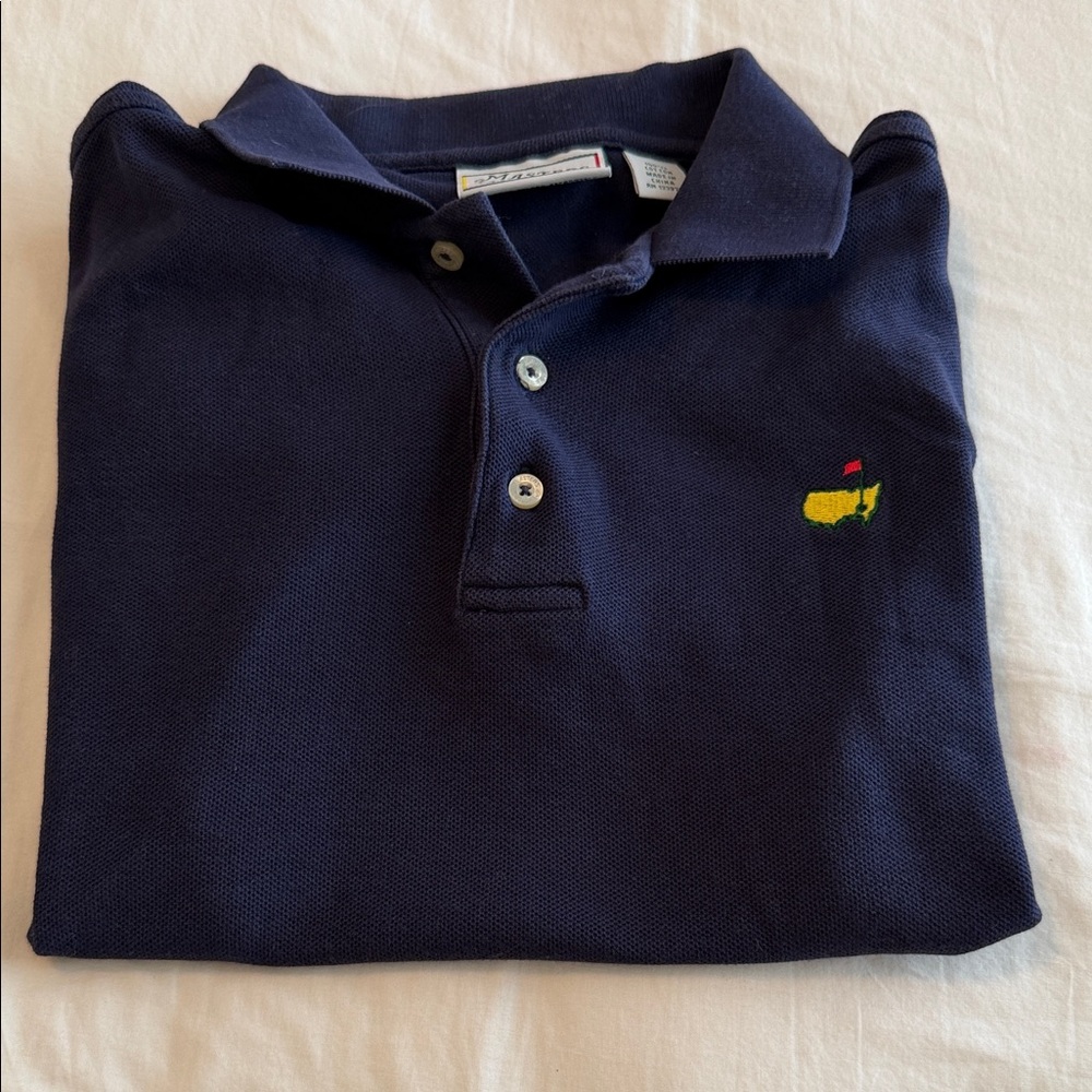 Boy’s Masters Collection Navy Cotton Polo